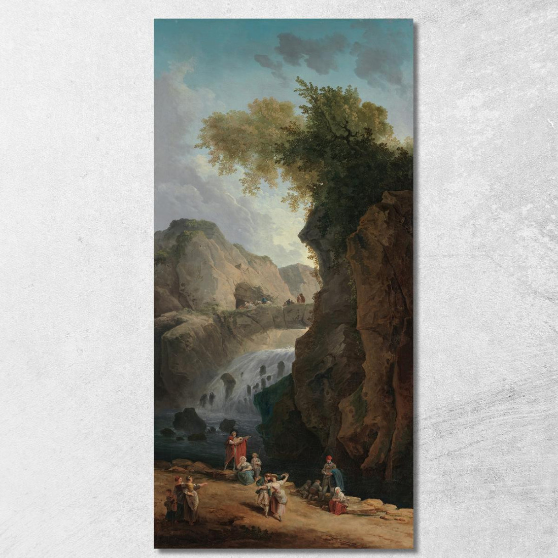 La Danza Hubert Robert hrb95 quadro stampato su tela La Danza Hubert Robert hrb95 quadro stampato su tela