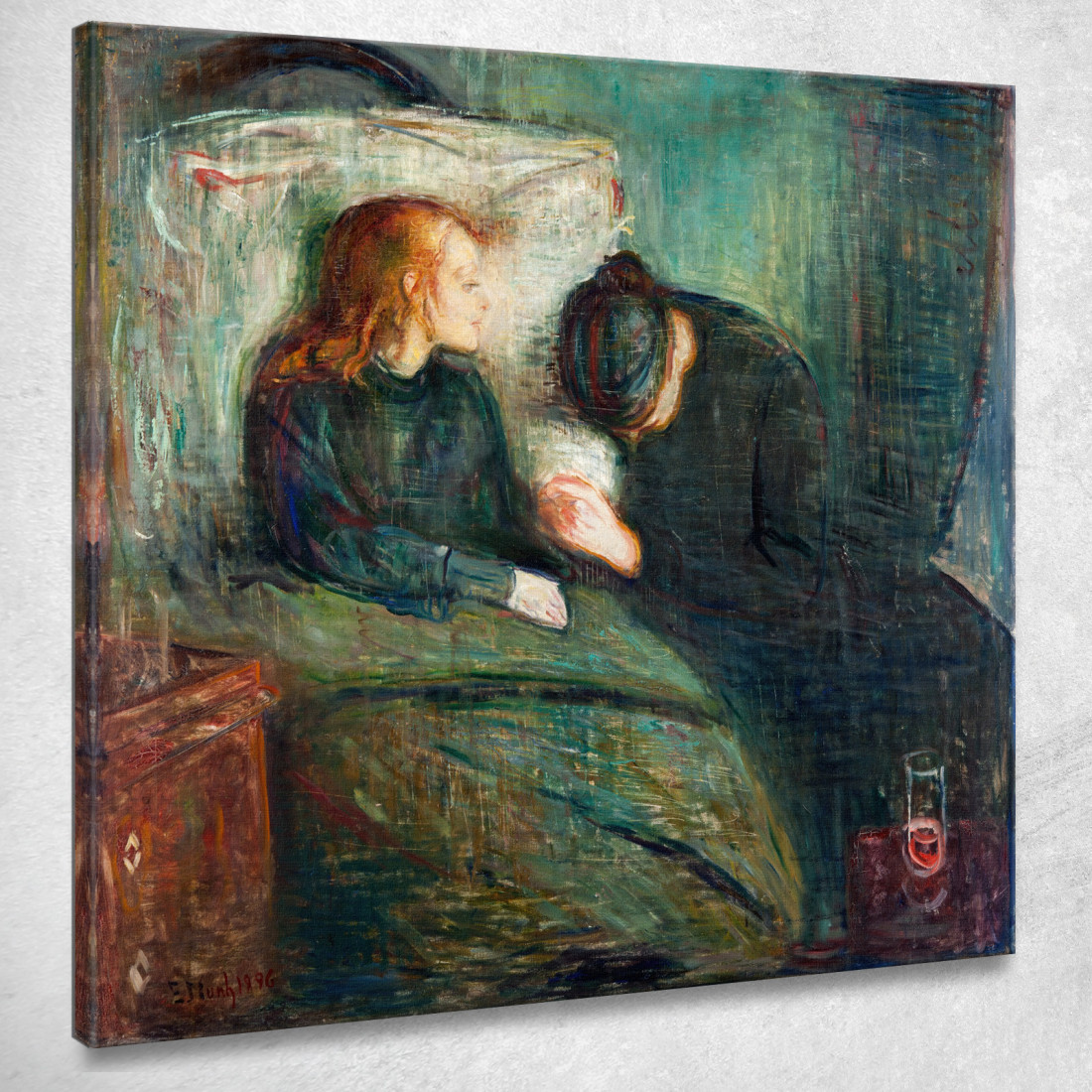 La Ragazza Malata Edvard Munch em343 quadro stampato su tela La Ragazza Malata Edvard Munch em343 quadro stampato su tela