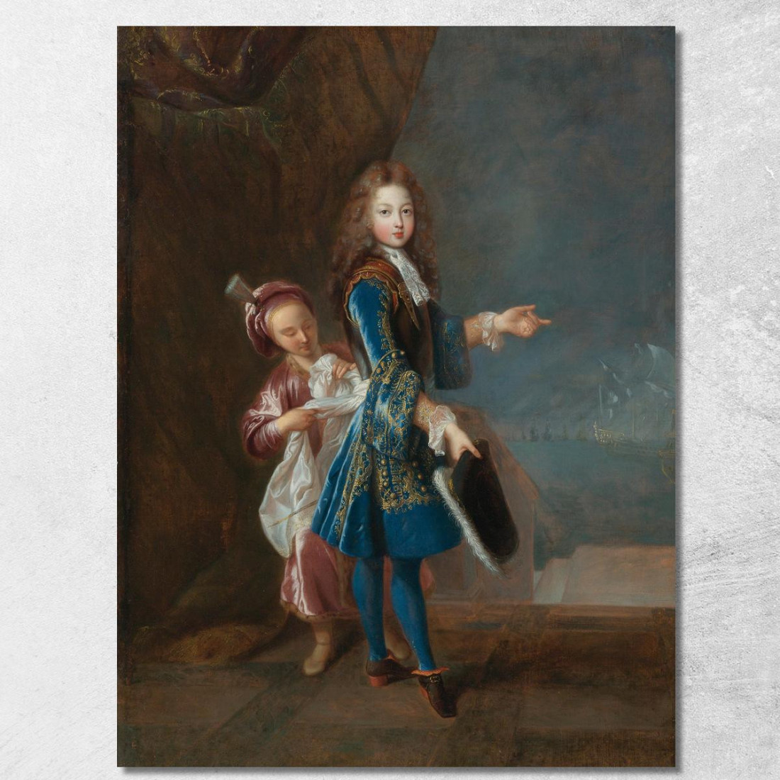 Ritratto Di Louis Alexandre De Bourbon Conte Di Tolosa Jean-François de Troy jft24 quadro stampato su tela Ritratto Di Louis Alexandre De Bourbon Conte Di Tolosa Jean-François de Troy jft24 quadro stampato su tela