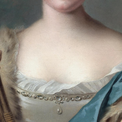 Ritratto Di Una Donna Come Diana Jean-Marc Nattier jmn20 quadro stampato su tela