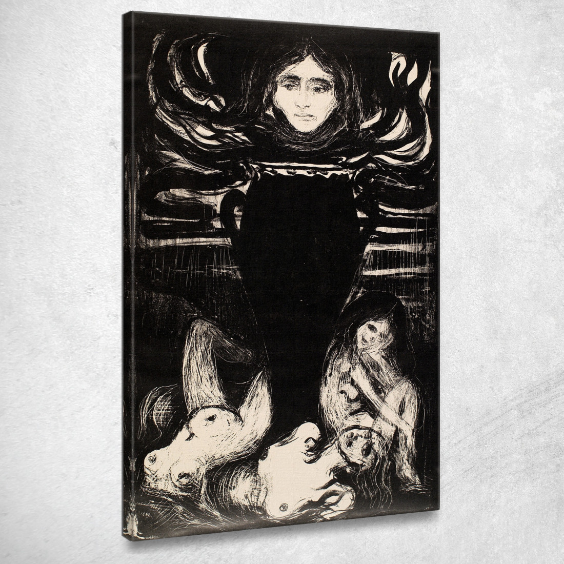 L'Urna Edvard Munch em354 quadro stampato su tela L'Urna Edvard Munch em354 quadro stampato su tela