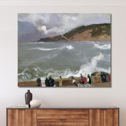 Frangiflutti San Sebastian Joaquín Sorolla jsr11 quadro stampato su tela