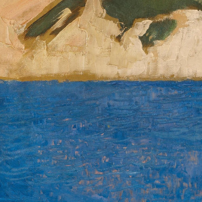Monte Ulía San Sebastián Joaquín Sorolla jsr62 quadro stampato su tela