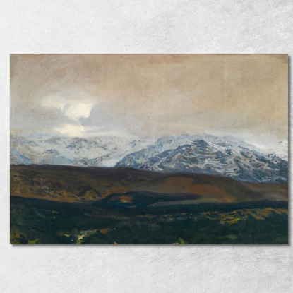 La Sierra Di Guadarrama Joaquín Sorolla jsr111 quadro stampato su tela