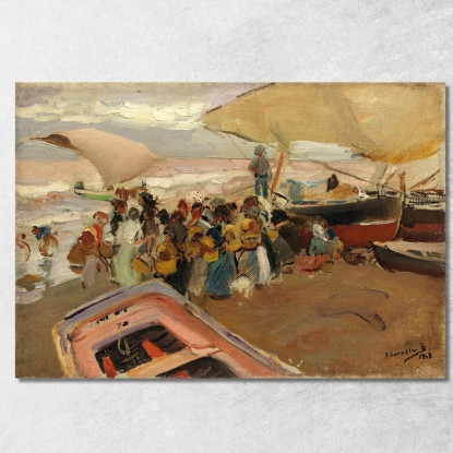 Il Ritorno Della Cattura Il Ritorno Della Cattura Joaquín Sorolla jsr120 quadro stampato su tela