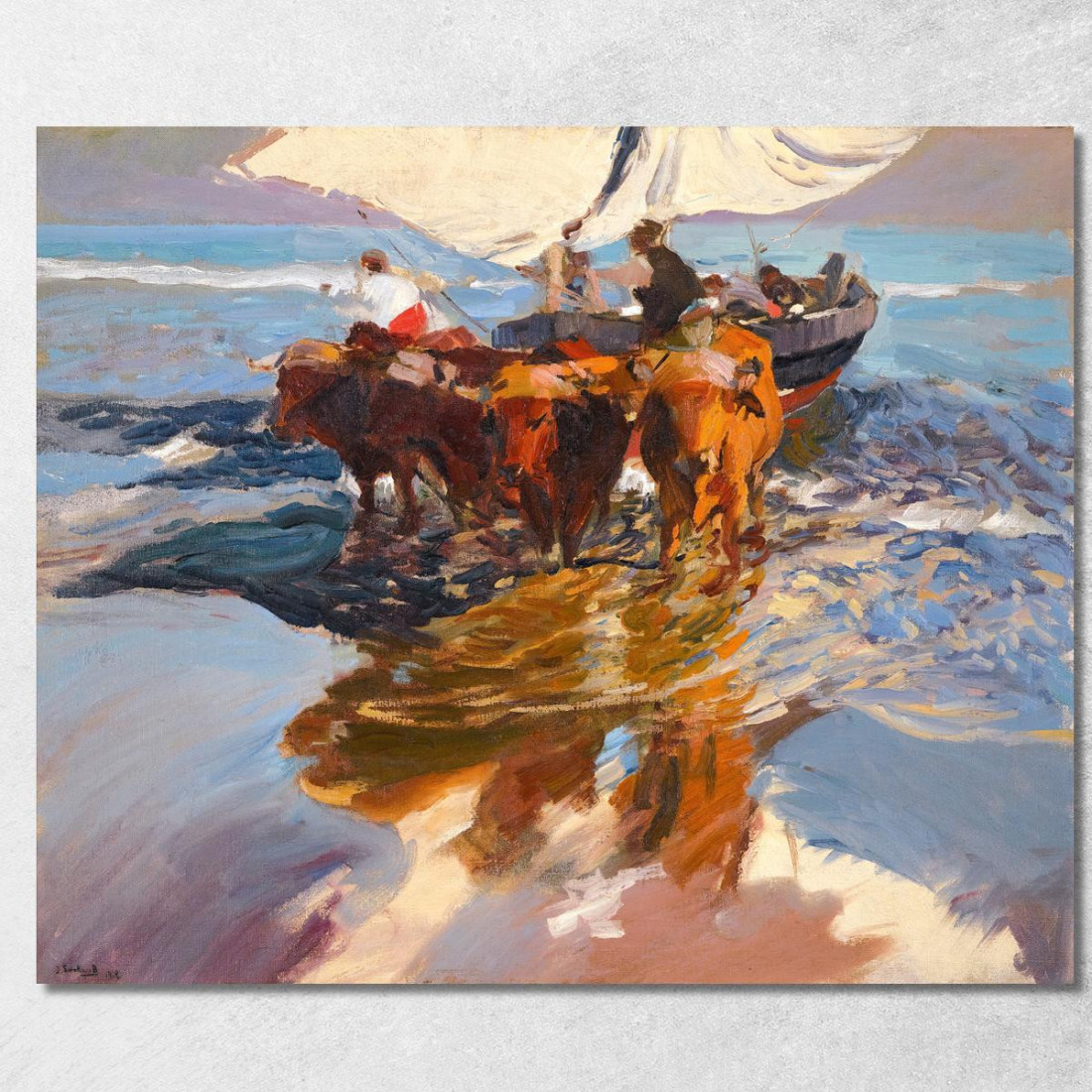 Ritorno Dalla Pesca. Spiaggia Di Valencia Il Ritorno Dalla Pesca Spiaggia Di Valencia Joaquín Sorolla jsr121 quadro stampato su Ritorno Dalla Pesca. Spiaggia Di Valencia Il Ritorno Dalla Pesca Spiaggia Di Valencia Joaquín Sorolla jsr121 quadro stampato su