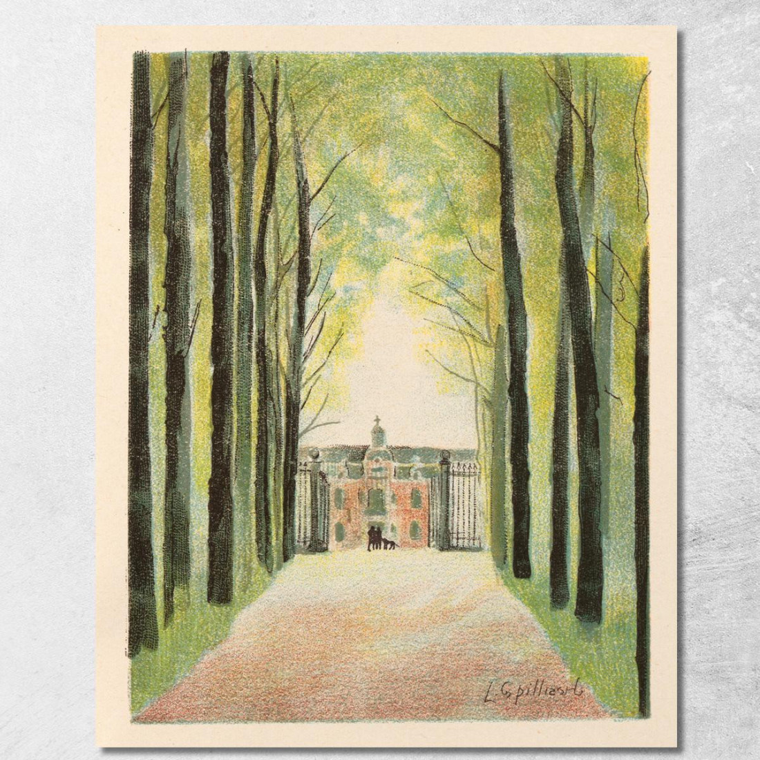 Quando Nanette Fu Perduta Pl. 3 Léon Spilliaert lsp8 quadro stampato su tela Quando Nanette Fu Perduta Pl. 3 Léon Spilliaert lsp8 quadro stampato su tela