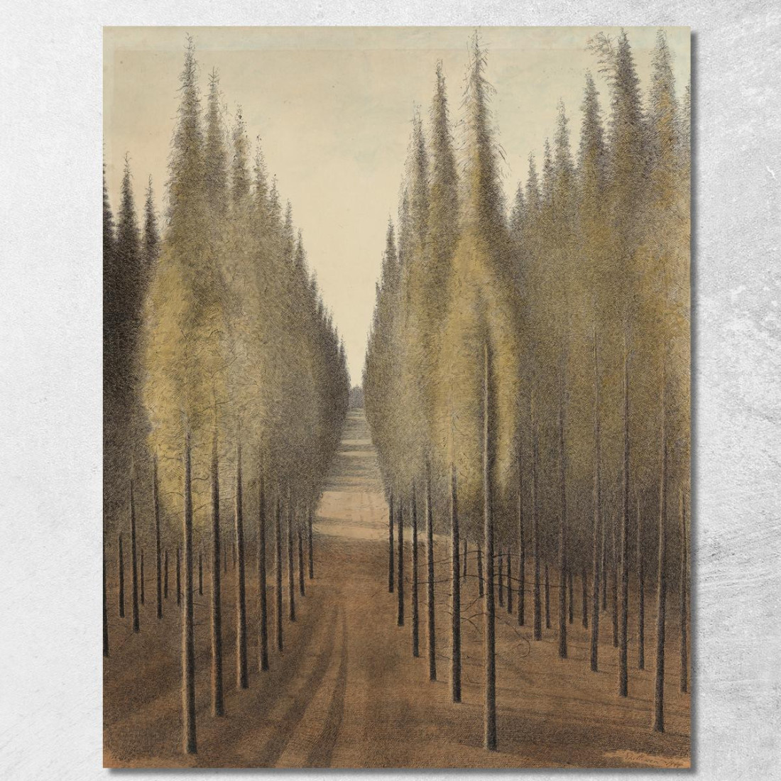 Il Brandgang Léon Spilliaert lsp26 quadro stampato su tela Il Brandgang Léon Spilliaert lsp26 quadro stampato su tela