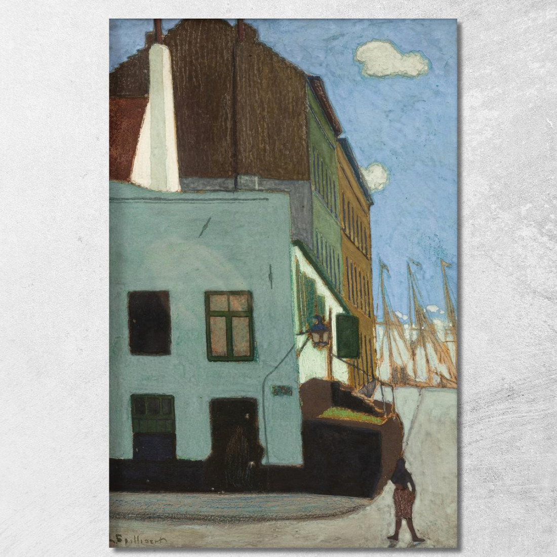 Il Pulpito Di Ostenda Léon Spilliaert lsp31 quadro stampato su tela Il Pulpito Di Ostenda Léon Spilliaert lsp31 quadro stampato su tela