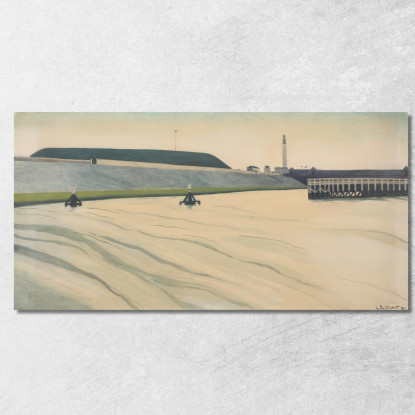 Porto Di Ostenda Léon Spilliaert lsp52 quadro stampato su tela