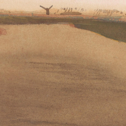 Paesaggio Keignaertkreek A Zandvoorde Léon Spilliaert lsp70 quadro stampato su tela