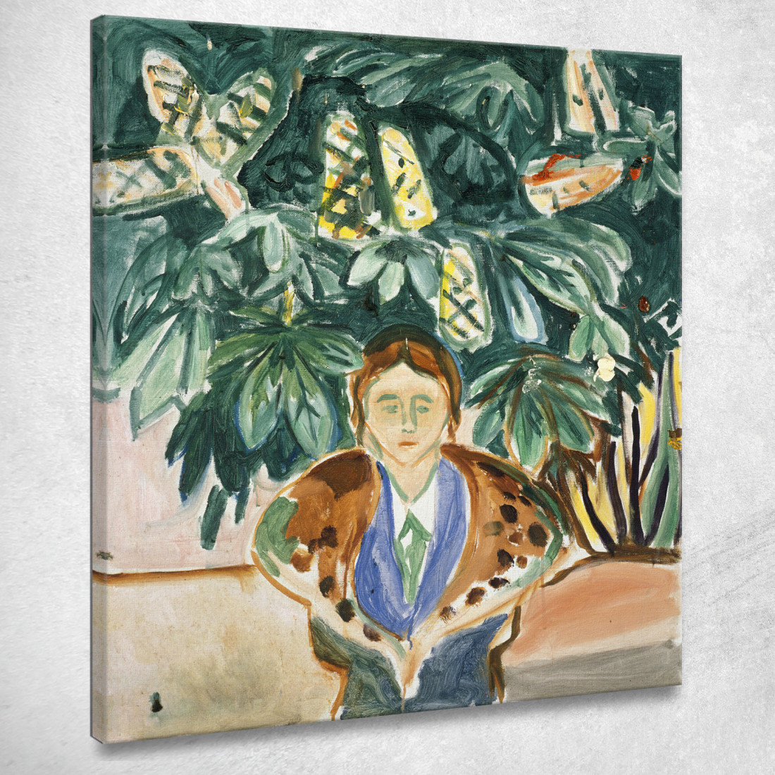 Sotto Il Castagno Edvard Munch em381 quadro stampato su tela Sotto Il Castagno Edvard Munch em381 quadro stampato su tela