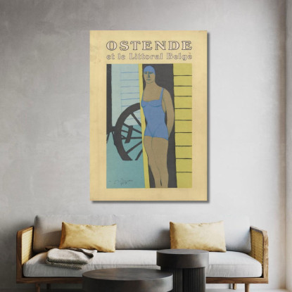 Ostenda E La Costa Belga Léon Spilliaert lsp85 quadro stampato su tela