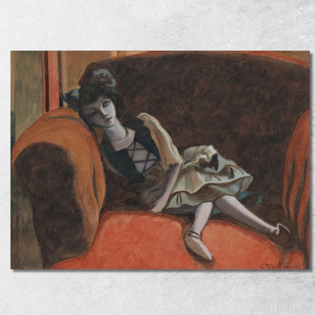 Pop Léon Spilliaert lsp91 quadro stampato su tela Pop Léon Spilliaert lsp91 quadro stampato su tela