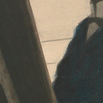 Autoritratto Léon Spilliaert lsp99 quadro stampato su tela