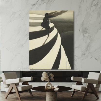 Vertigine Léon Spilliaert lsp110 quadro stampato su tela