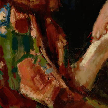 Ragazza Che Legge Magnus Enckell mek21 quadro stampato su tela