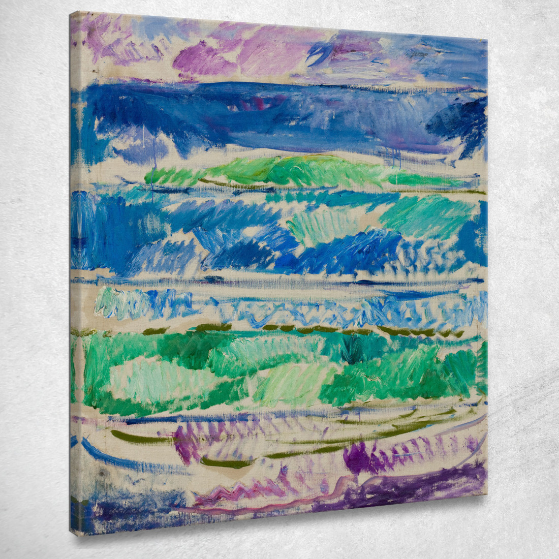 Onde Edvard Munch em389 quadro stampato su tela Onde Edvard Munch em389 quadro stampato su tela