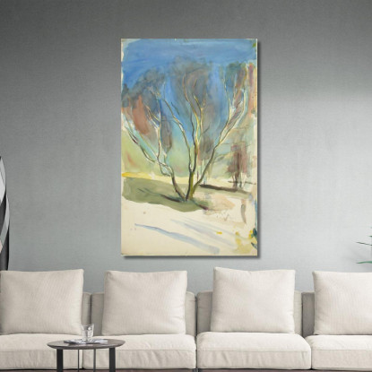 Paesaggio Magnus Enckell mek32 quadro stampato su tela
