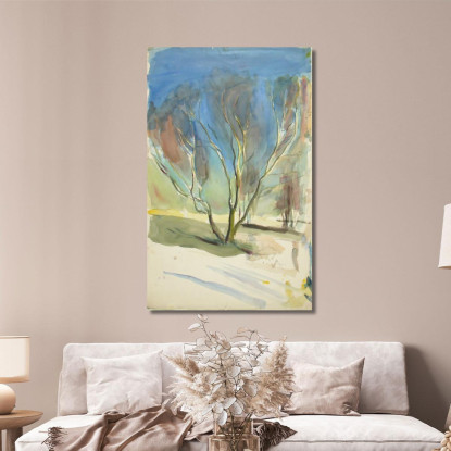 Paesaggio Magnus Enckell mek32 quadro stampato su tela