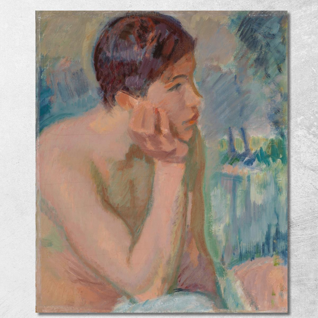 Perso Nei Pensieri Magnus Enckell mek34 quadro stampato su tela Perso Nei Pensieri Magnus Enckell mek34 quadro stampato su tela