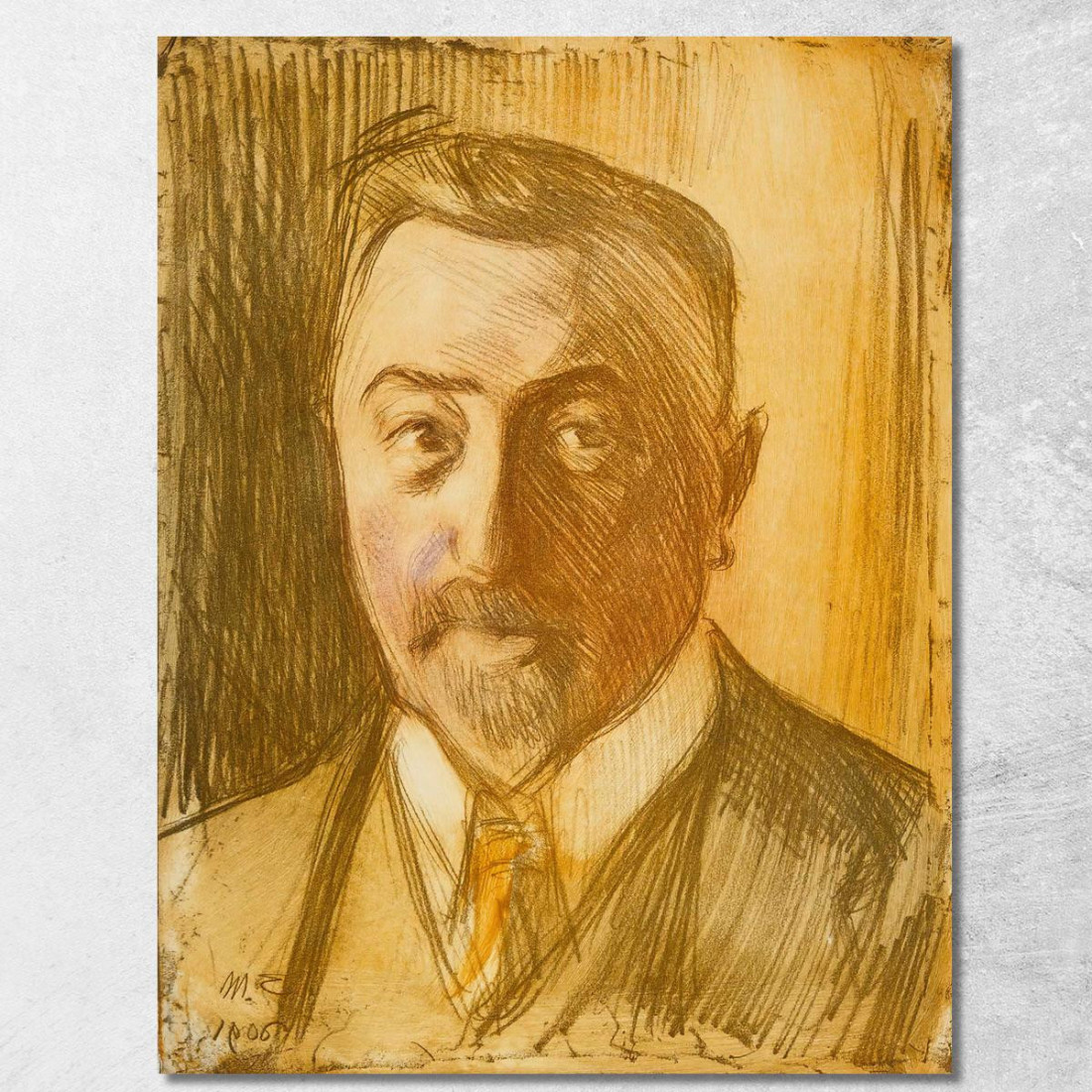 Ritratto Del Ciambellano Hjalmar Linder Magnus Enckell mek50 quadro stampato su tela Ritratto Del Ciambellano Hjalmar Linder Magnus Enckell mek50 quadro stampato su tela
