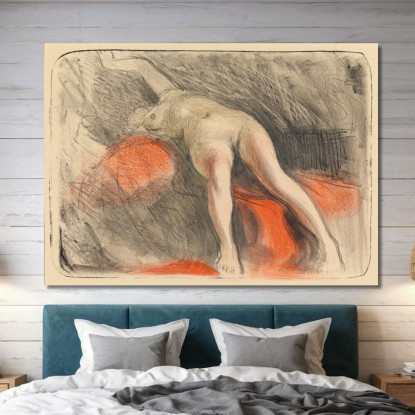Nudo Sdraiato Magnus Enckell mek61 quadro stampato su tela
