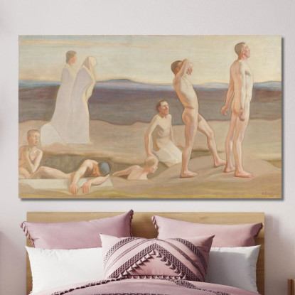 Resurrezione 2 Magnus Enckell mek62 quadro stampato su tela