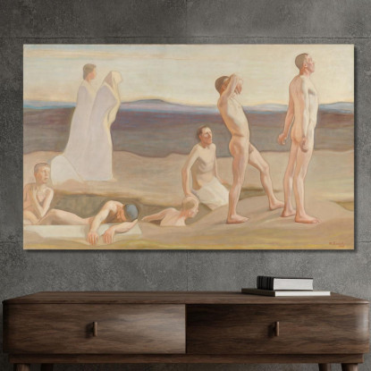 Resurrezione 2 Magnus Enckell mek62 quadro stampato su tela