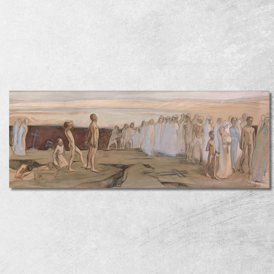 Risurrezione Magnus Enckell mek63 quadro stampato su tela Risurrezione Magnus Enckell mek63 quadro stampato su tela