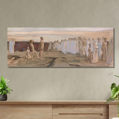 Risurrezione Magnus Enckell mek63 quadro stampato su tela