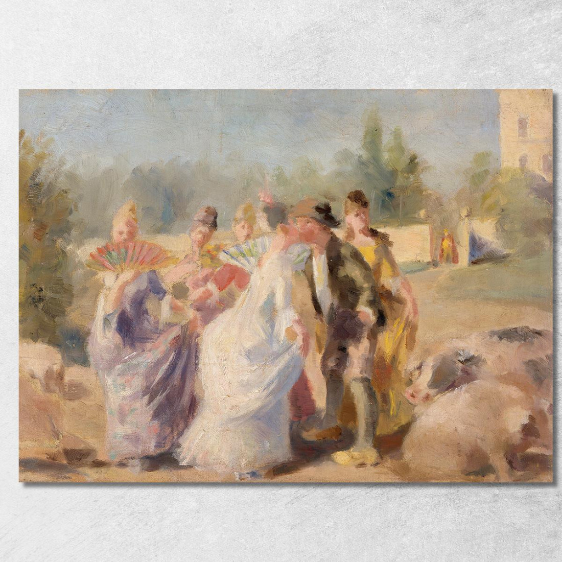 La Principessa E Il Porcaro Magnus Enckell mek76 quadro stampato su tela La Principessa E Il Porcaro Magnus Enckell mek76 quadro stampato su tela