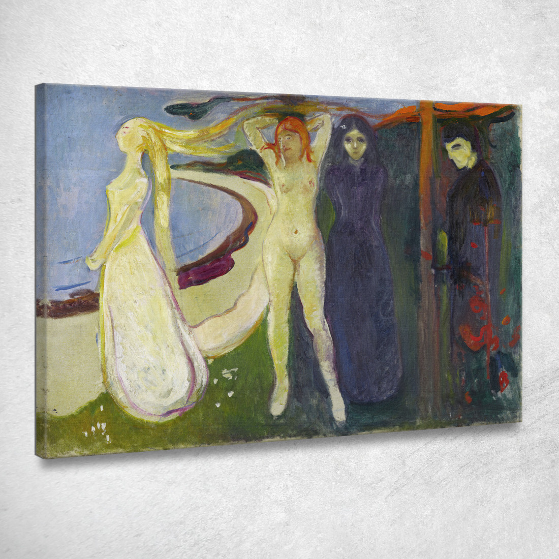 Donna. Sfinge Edvard Munch em405 quadro stampato su tela Donna. Sfinge Edvard Munch em405 quadro stampato su tela