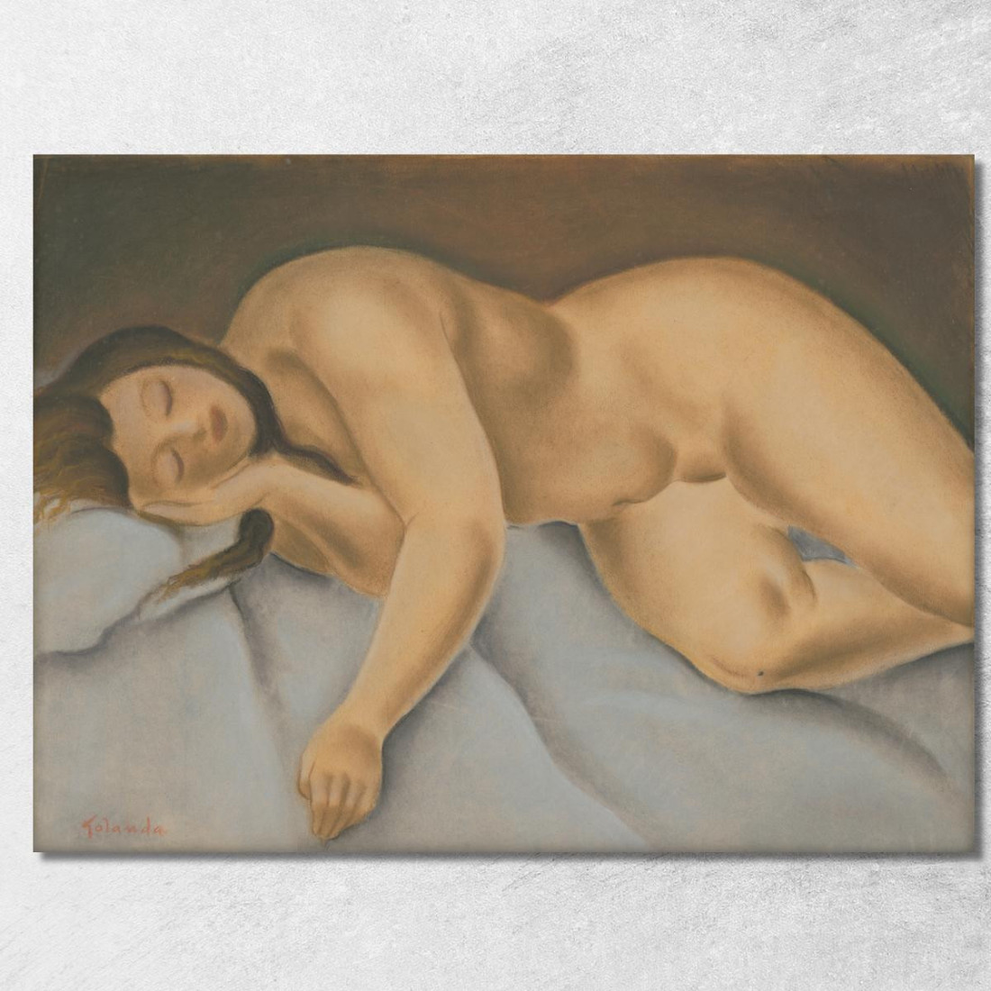 Nudo Femminile Sdraiato Mikuláš Galanda mgl63 quadro stampato su tela Nudo Femminile Sdraiato Mikuláš Galanda mgl63 quadro stampato su tela