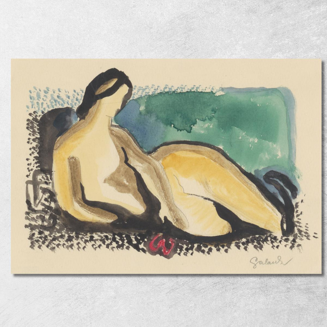 Sdraiato Nudo 2 Mikuláš Galanda mgl64 quadro stampato su tela Sdraiato Nudo 2 Mikuláš Galanda mgl64 quadro stampato su tela