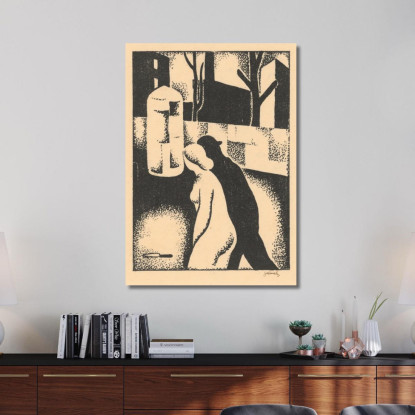 Sulla Via Di Casa Mikuláš Galanda mgl84 quadro stampato su tela