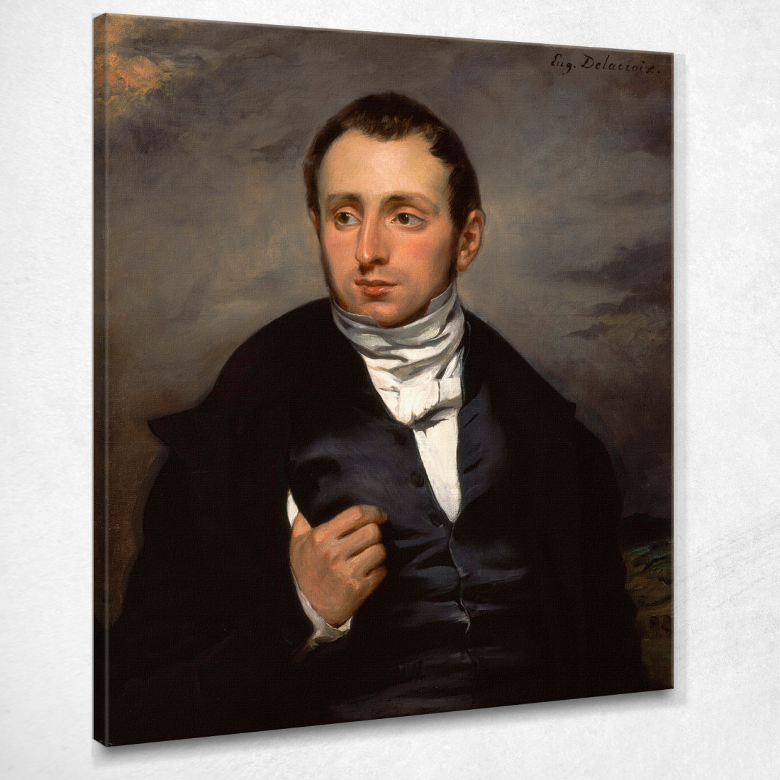 Un Ritratto Del Dott. François-Marie Desmaisons Eugène Delacroix edx4 quadro stampato su tela Un Ritratto Del Dott. François-Marie Desmaisons Eugène Delacroix edx4 quadro stampato su tela