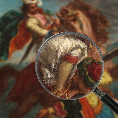 Un Turco Si Arrende A Un Cavaliere Greco Eugène Delacroix edx6 quadro stampato su tela