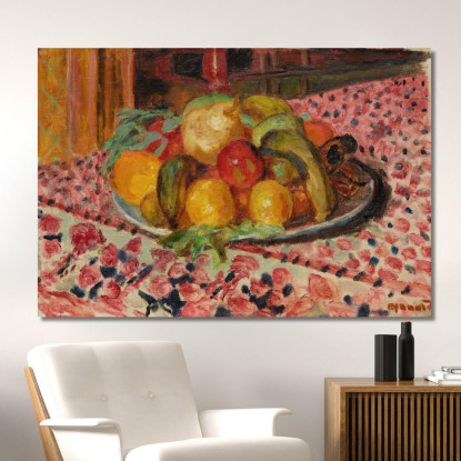 Piatto Di Frutta Pierre Bonnard pbn2 quadro stampato su tela