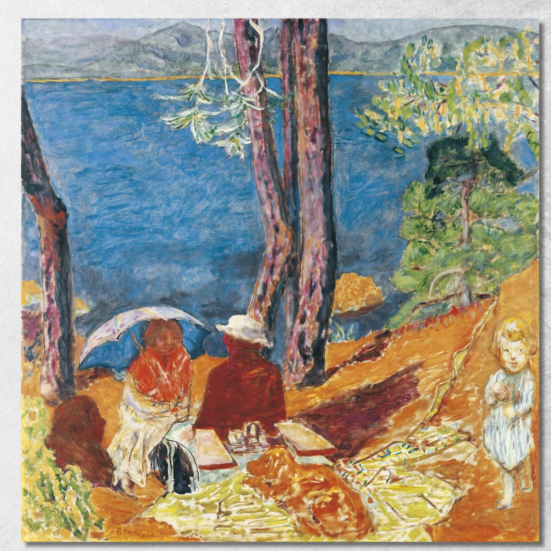 Mare Sotto I Pini Pierre Bonnard pbn3 quadro stampato su tela Mare Sotto I Pini Pierre Bonnard pbn3 quadro stampato su tela