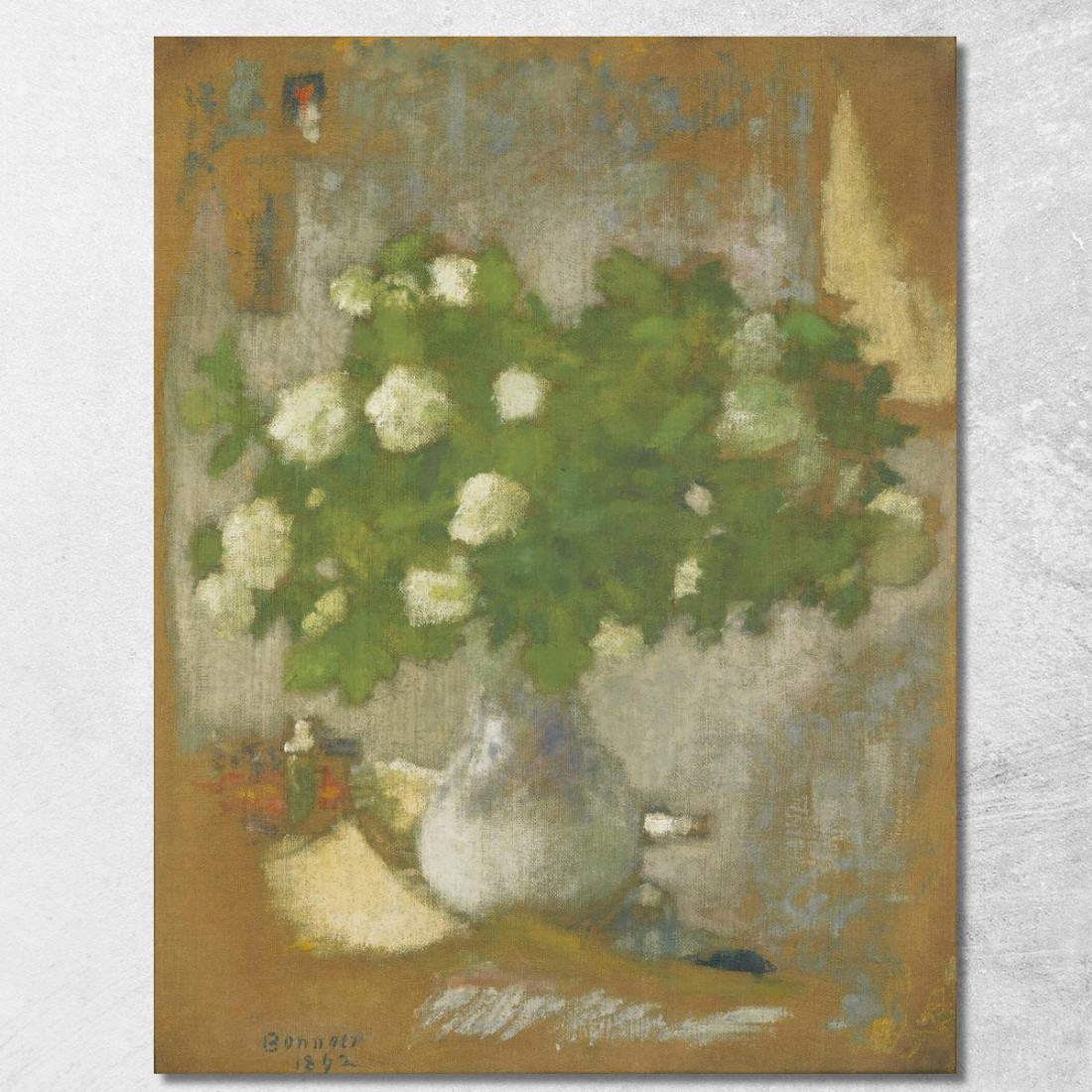 Fiori Di Palle Di Neve Pierre Bonnard pbn15 quadro stampato su tela Fiori Di Palle Di Neve Pierre Bonnard pbn15 quadro stampato su tela