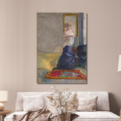 Spogliarsi Della Giovane Donna Pierre Bonnard pbn18 quadro stampato su tela