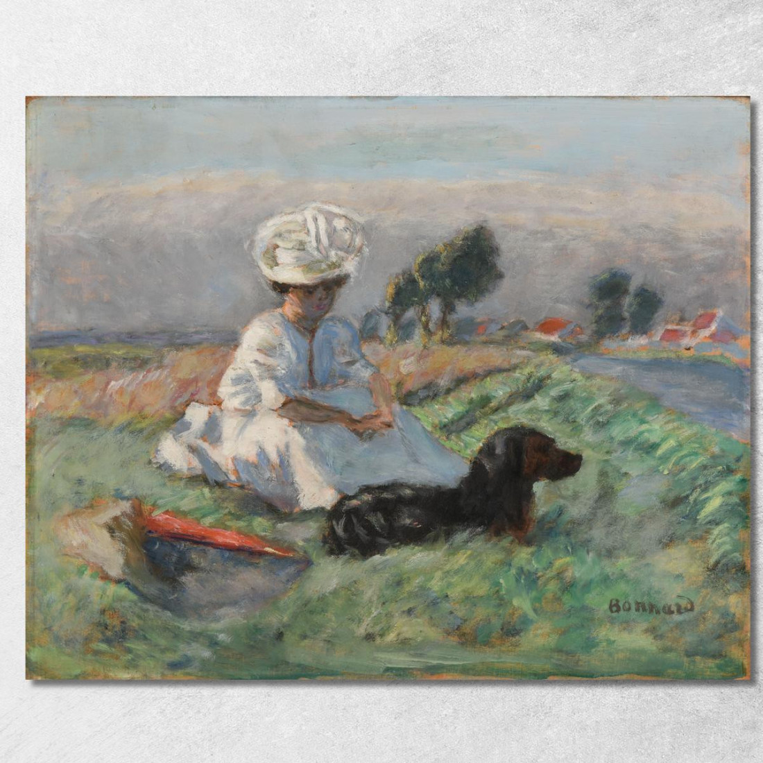 La Donna Con Il Cane Pierre Bonnard pbn22 quadro stampato su tela La Donna Con Il Cane Pierre Bonnard pbn22 quadro stampato su tela