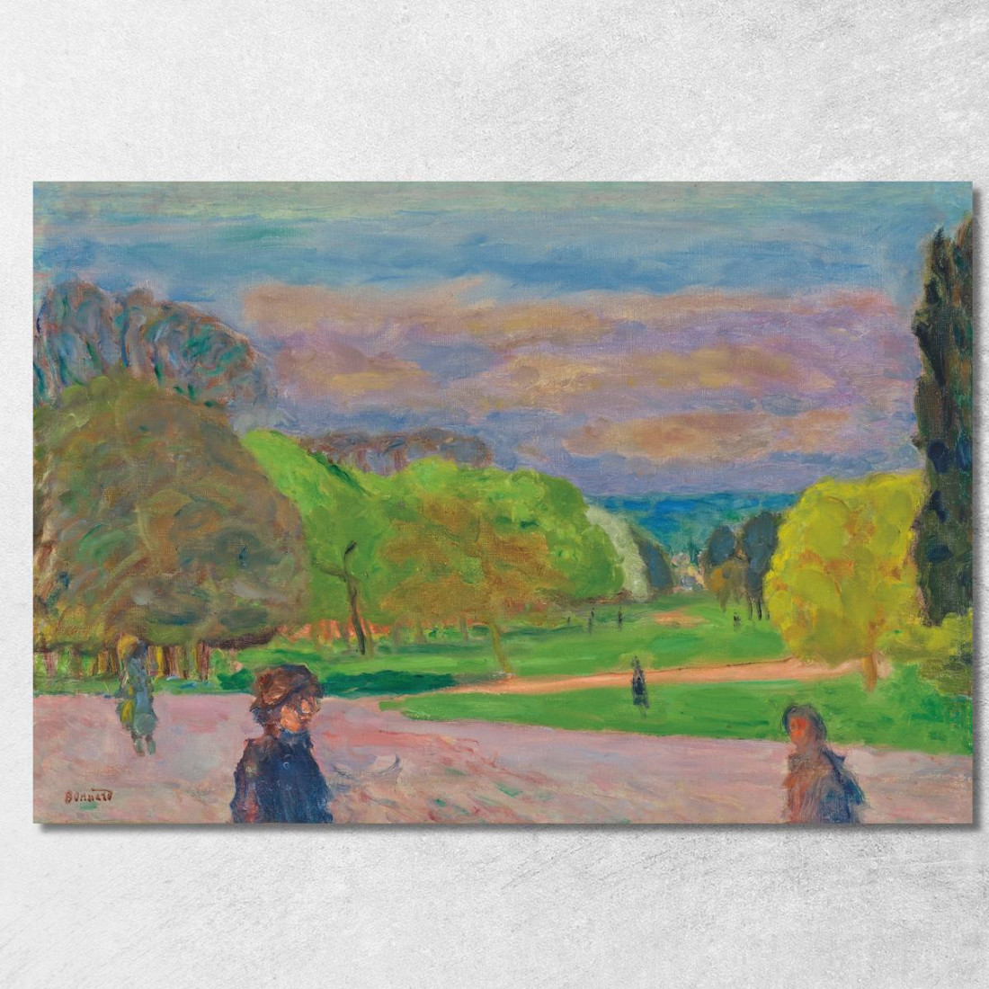 Il Giardino Pubblico Pierre Bonnard pbn35 quadro stampato su tela Il Giardino Pubblico Pierre Bonnard pbn35 quadro stampato su tela