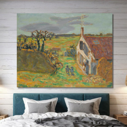 I Due Bambini Vernouillet Pierre Bonnard pbn37 quadro stampato su tela