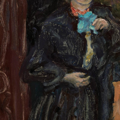 Marta Con Il Cappello Bianco Pierre Bonnard pbn42 quadro stampato su tela