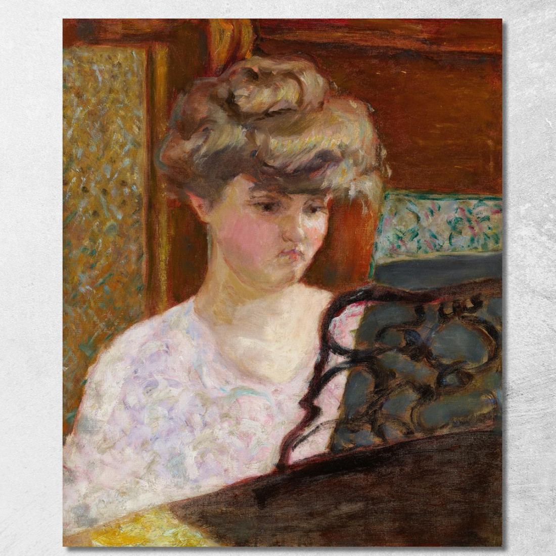 Misia Au Piano Ritratto Di Misia Natanson Pierre Bonnard pbn43 quadro stampato su tela Misia Au Piano Ritratto Di Misia Natanson Pierre Bonnard pbn43 quadro stampato su tela