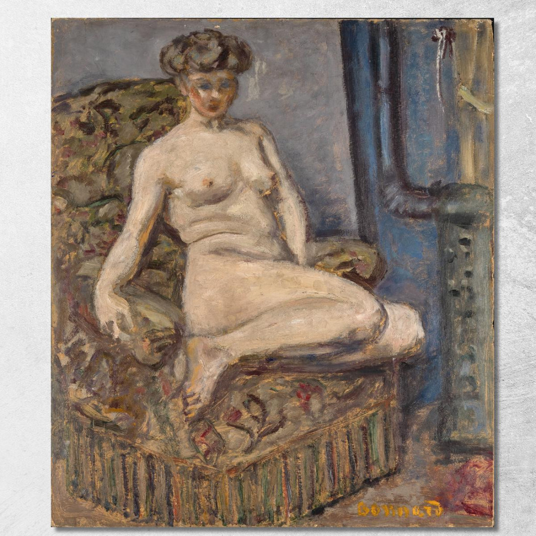 Modello In Poltrona Pierre Bonnard pbn44 quadro stampato su tela Modello In Poltrona Pierre Bonnard pbn44 quadro stampato su tela
