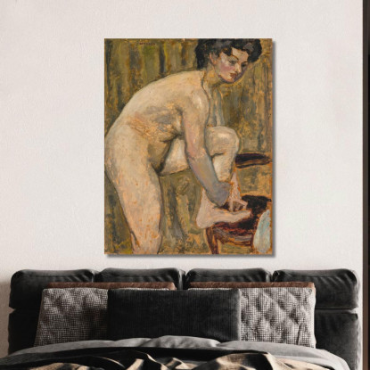 Nudo Pierre Bonnard pbn52 quadro stampato su tela