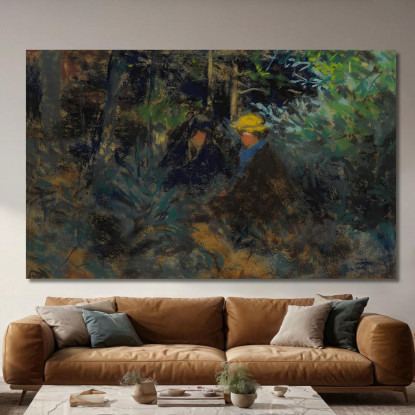 Conversazione Nella Foresta Robert Henri rhn11 quadro stampato su tela